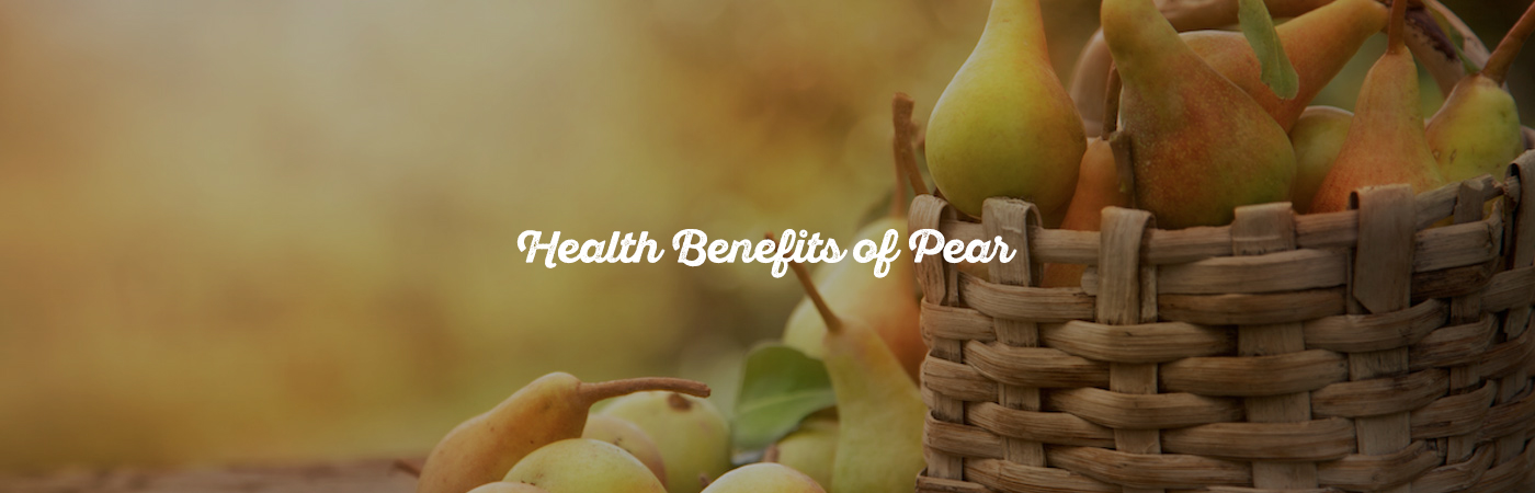  Health Benefits of PEAR 