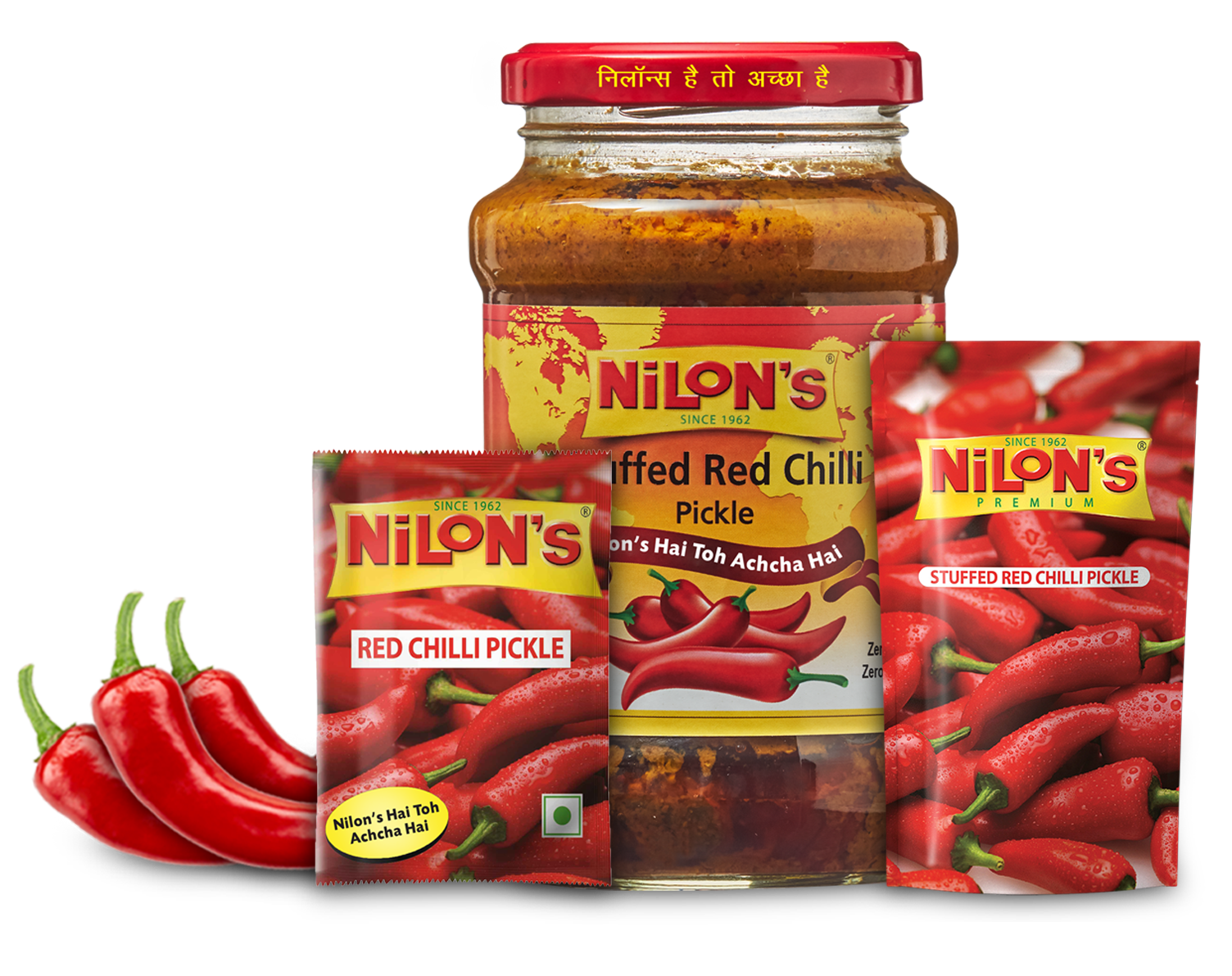 Stuffed Red Chilli Pickle